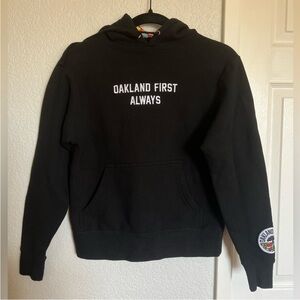 Oaklandish Black Hoodie with 'Oakland First Always' Print